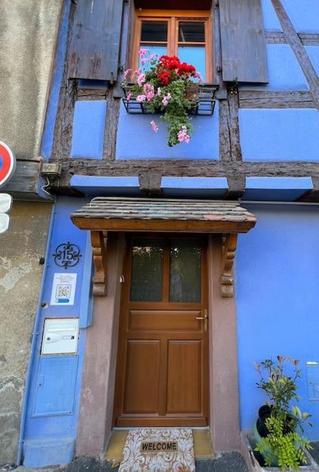 La Jolie Maison Bleue, Au Coeur De L'Alsace ケゼルスベール エクステリア 写真