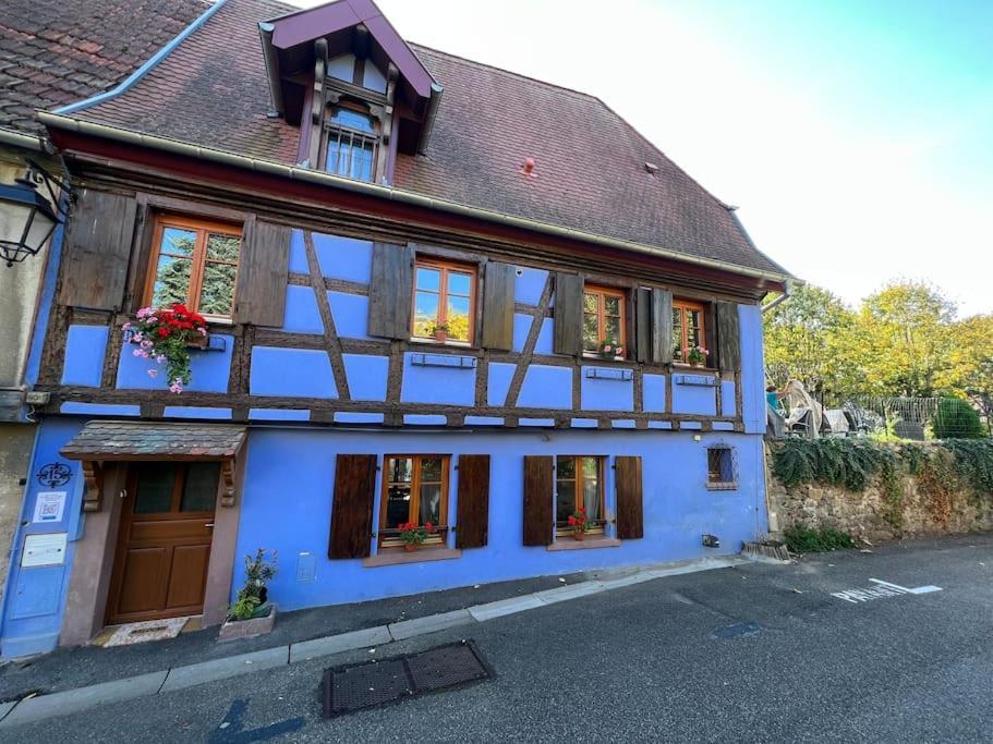 La Jolie Maison Bleue, Au Coeur De L'Alsace ケゼルスベール エクステリア 写真